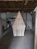 Туалет дачный-треугольник деревянный, фото 3