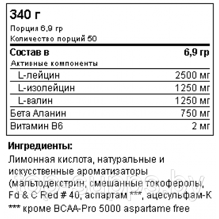 SAN BCAA PRO 5000, фото 2