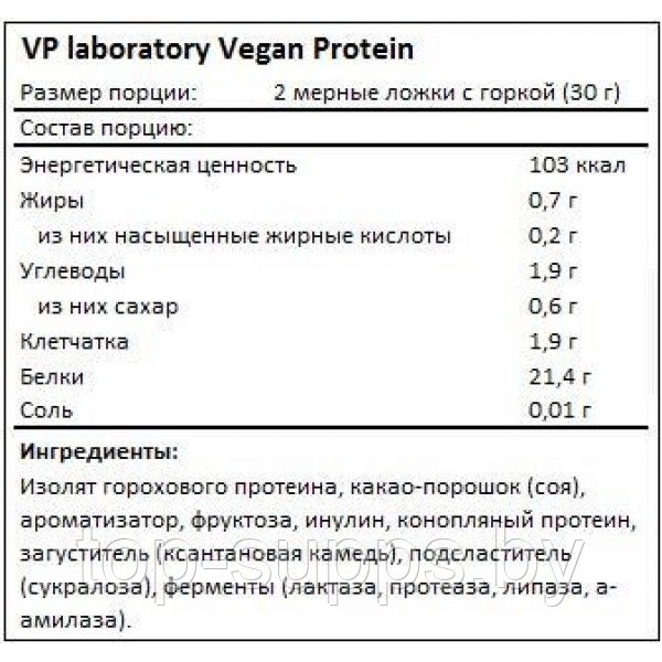 VPLab Vegan Protein - фото 2 - id-p208806226