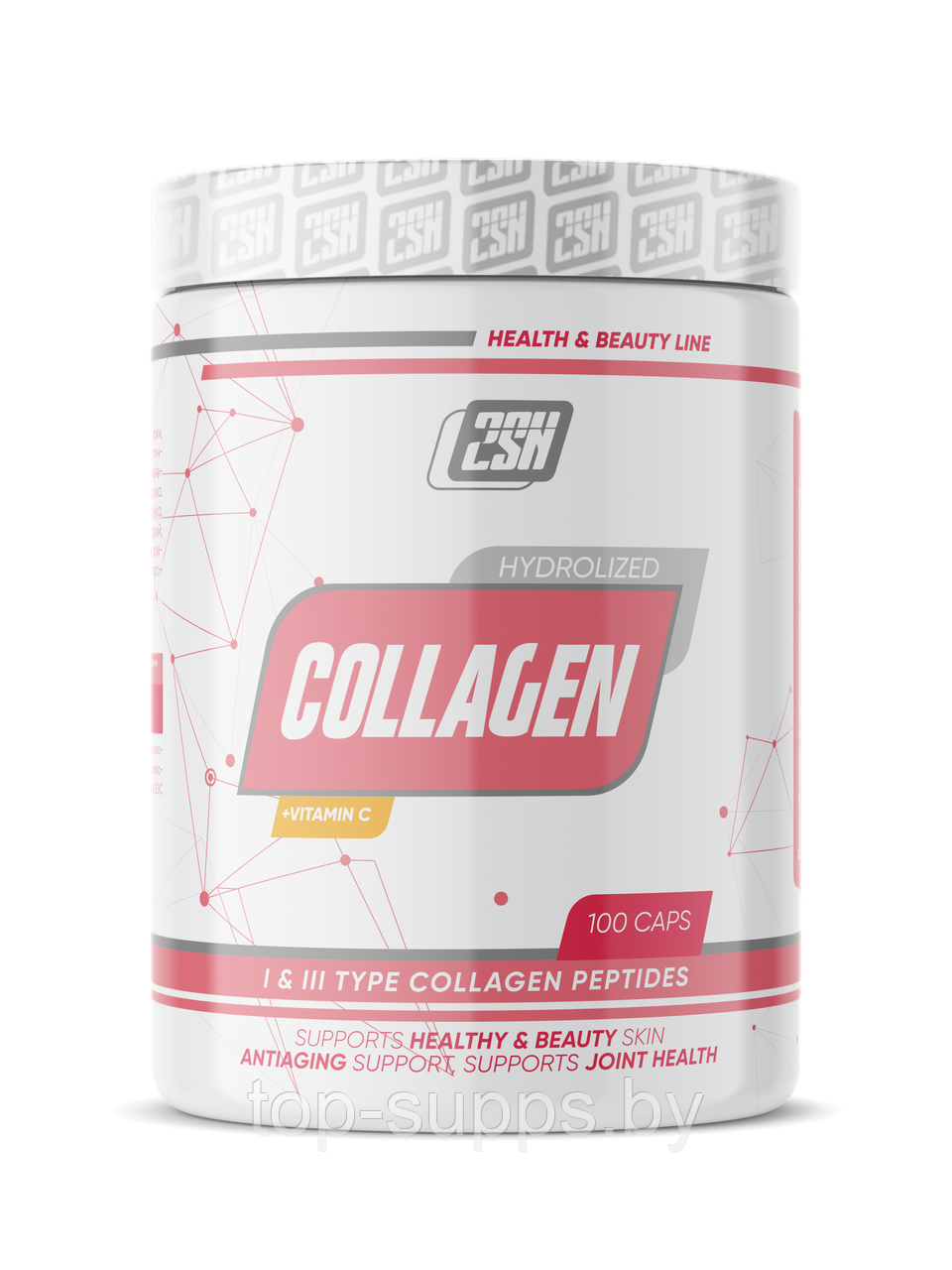 2SN Collagen + Vitamin C from 2SN (100 caps) - фото 1 - id-p208806375