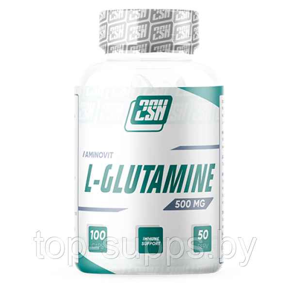 2SN L-Glutamine from 2SN, 500 mg (100 caps) - фото 1 - id-p208806390