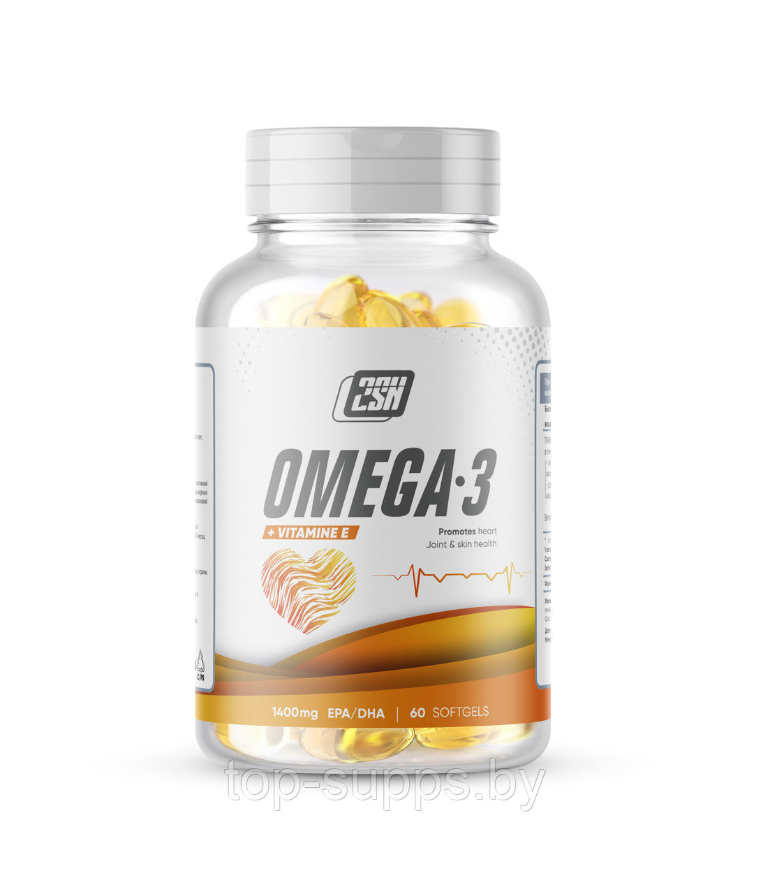 2SN Omega-3 + Vitamin E from 2SN (60 caps) - фото 1 - id-p208806414