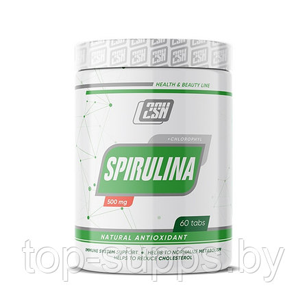 2SN Spirulina from 2SN, 500 mg (60 tablets), фото 2