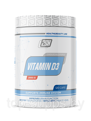 2SN Vitamin D3 2000IU from 2SN (120 caps), фото 2