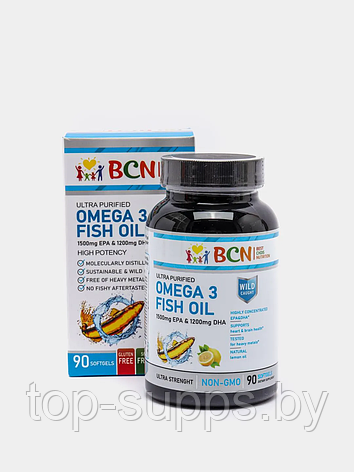 BCN Omega 3 Fish Oil from BCN, 1500EPA/1200DHA (90 caps), фото 2