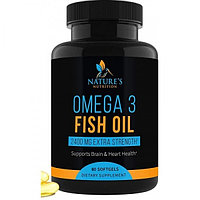 Nature's Nutrition Omega-3 Fish Oil from Nature's Nutrition, 864EPA/576DHA (60caps)