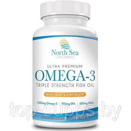 North Sea Supplements Omega-3 900EPA/600DHA from North Sea Supplements (90 caps), фото 2