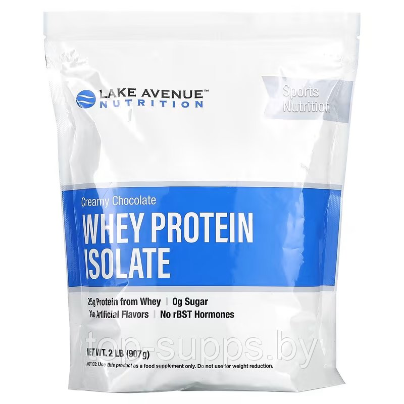 Lake Avenue Nutrition Whey Protein from Lake Avenue Nutrition, 907g (27 servings) - фото 1 - id-p208806482
