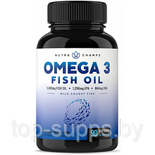 NutraChamps Omega 3 Fish Oil from NutraChamps, 1296EPA/864DHA (90 caps)