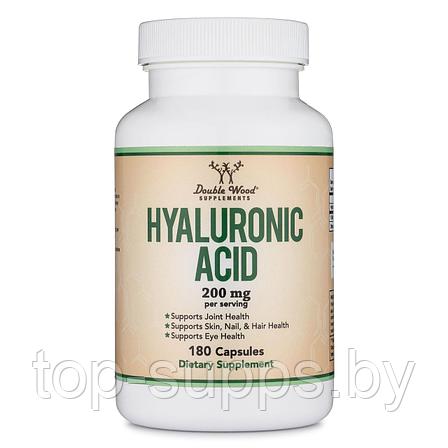 Double Wood Supplements Hyaluronic Acid from Double Wood Supplements, 200 mg (180 caps), фото 2