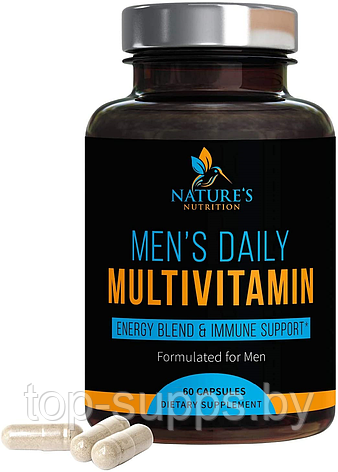 Nature's Nutrition Men's Daily Multivitamin from Nature's Nutrition (60 caps), фото 2
