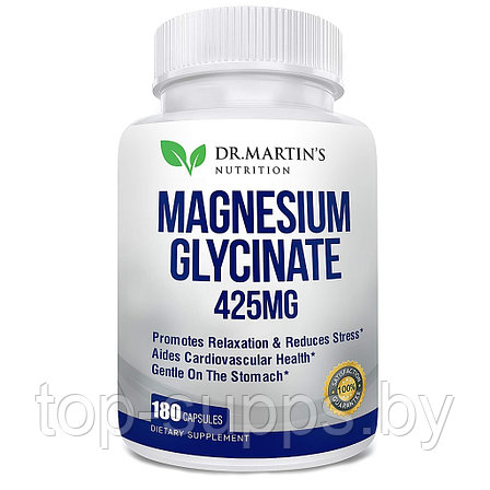 Dr.Martin's Magnesium Glycinate from Dr.Martin's, 425 mg (180 caps), фото 2