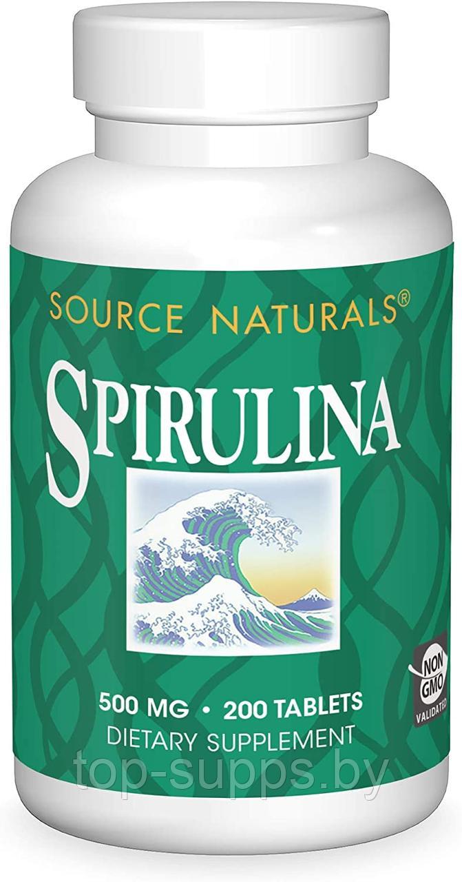 Source Naturals Spirulina from Source Naturals, 500 mg (200 tablets) - фото 1 - id-p208806615