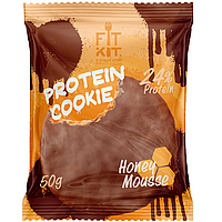 FitKIT Chocolate Protein Cookie from FitKit (Honey Mousse), 5x50 g