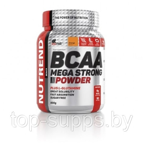 Nutrend BCAA MEGA STRONG POWDER (500 Г), фото 2