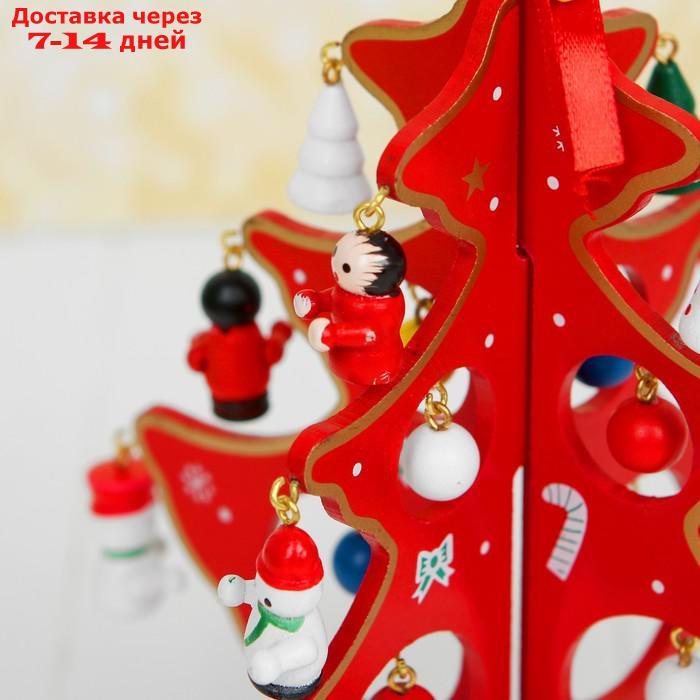 Сувенир новогодний "Елка на подставке" (градиент, цвет микс) - фото 4 - id-p208767698