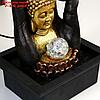 Фонтан настольный от сети, подсветка "Будда и рука" 35х20х25 см, фото 5