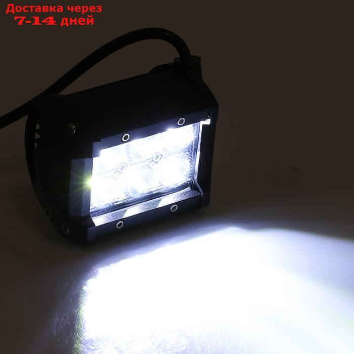 Противотуманная фара 6 LED, IP67, 18Вт, 6000К, 9-30В, направленный свет - фото 2 - id-p208767885