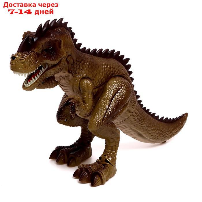 Динозавр "Тираннозавр", трансформация, пистолет, эффект дыма, свет и звук, цвет МИКС - фото 3 - id-p208766534