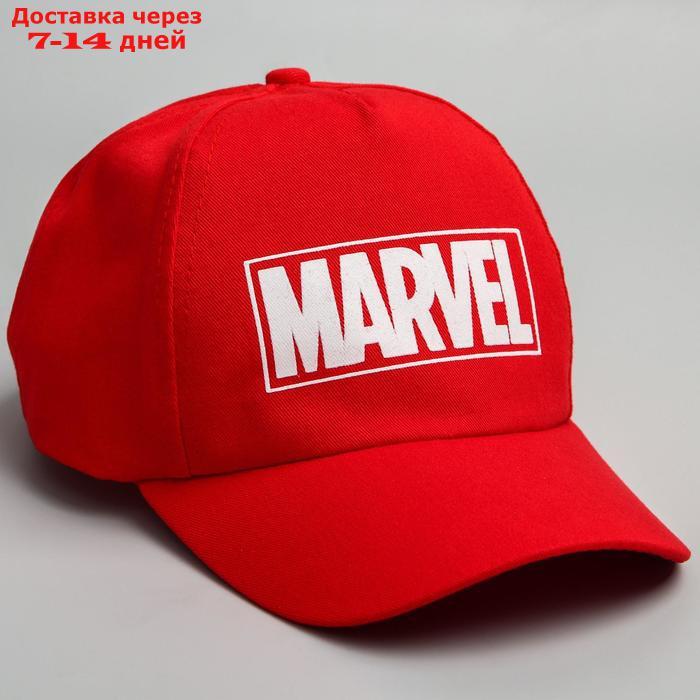 Кепка детская "Marvel", красная, р-р 52-56 - фото 1 - id-p208766548