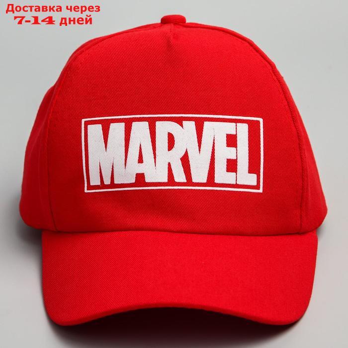Кепка детская "Marvel", красная, р-р 52-56 - фото 2 - id-p208766548