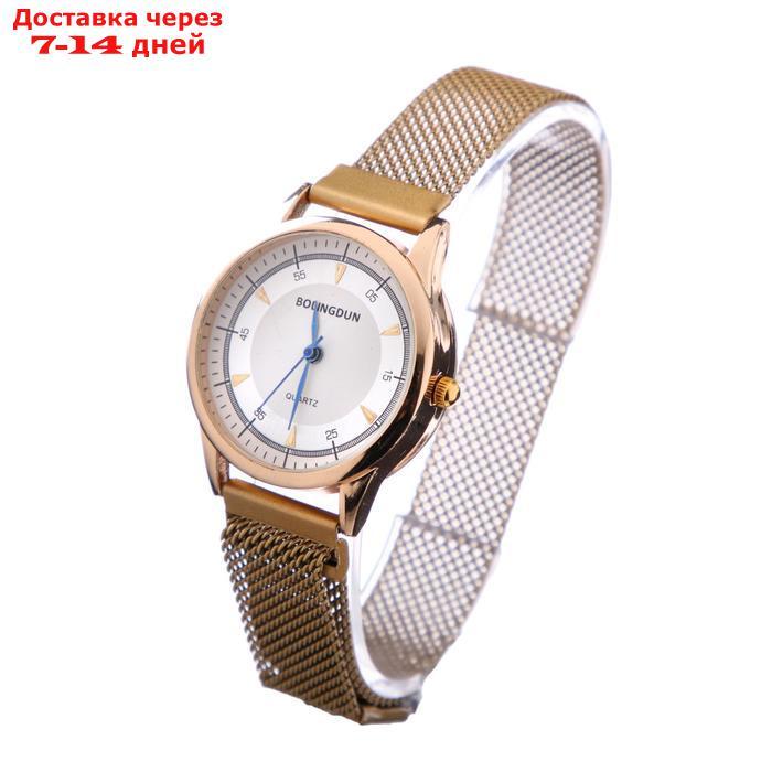 Подарочный набор 2 в 1 "Bolingdun": наручные часы, d=3.1 см, серьги - фото 4 - id-p208767374