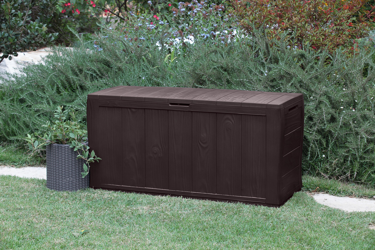 Садовый сундук SHERWOOD STORAGE BOX, коричневый - фото 4 - id-p208812705