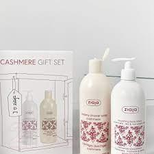 Набор косметики для тела Ziaja Cashmere Set кашемировый крем-мыло+лосьон для тела (Шаранговича 25) - фото 1 - id-p208813598