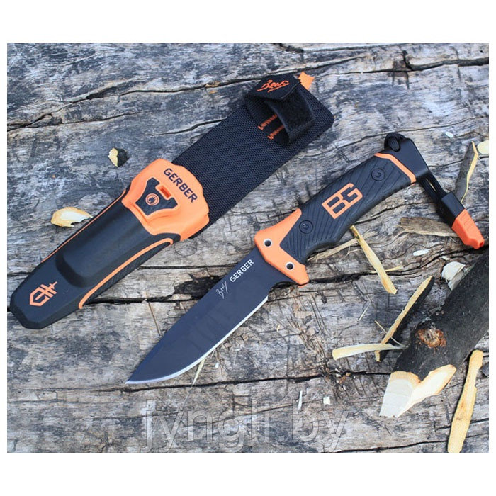 Нож туристический Gerber Bear Grylls Ultimate Pro Fixed Blade с огнивом и ножнами - фото 5 - id-p208813609