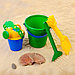 Набор для игры в песке №113 (8 формочек, совок, лейка, грабли, ведро) МИКС, фото 8