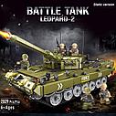 Конструктор Танк Leopard T3015, 2029 дет., Леопард аналог Лего, фото 3