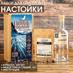 BRAGAVAR Набор для приготовления настойки «Ликёр Байкал»: специи 16 г.,бутылка 500 мл.