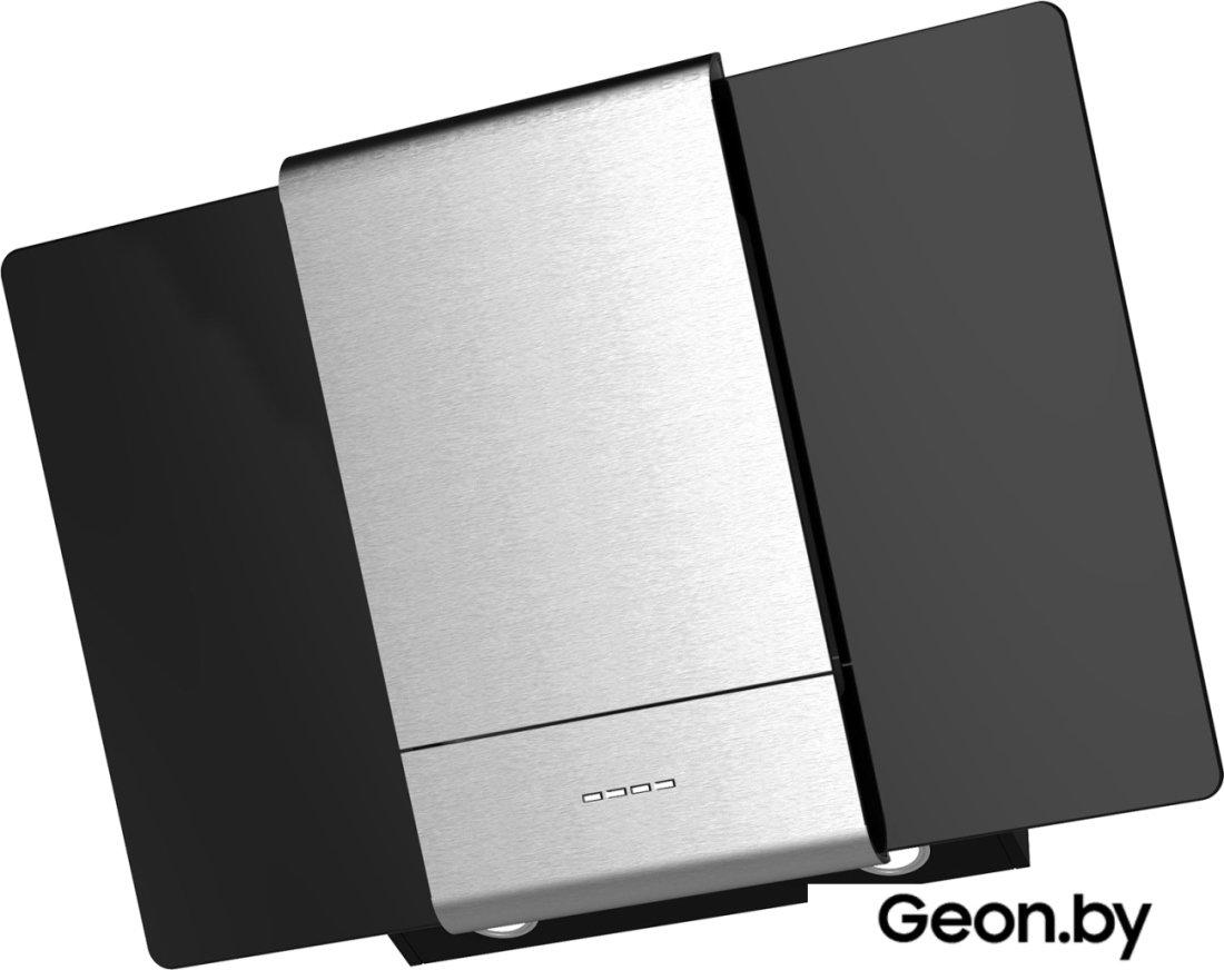 Кухонная вытяжка Krona Talli 600 3P (нержавеющая сталь/черное стекло)