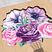 Деревянная открытка "С Днём Рождения!" букет цветов, 10 х 15 см, фото 3