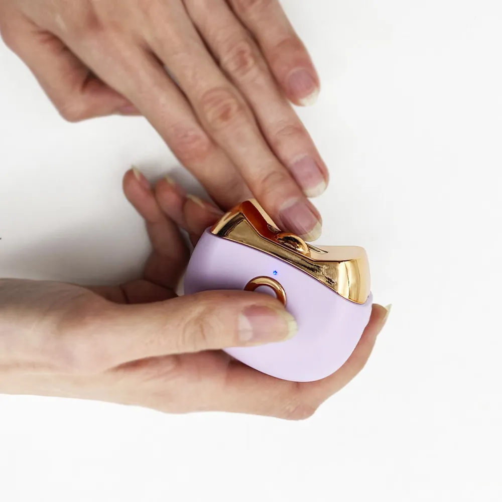 Портативный триммер для обработки ногтей Electric nail clipper MJQ-2022 (2 режима мощности, LED-подсветка) / - фото 10 - id-p208819140