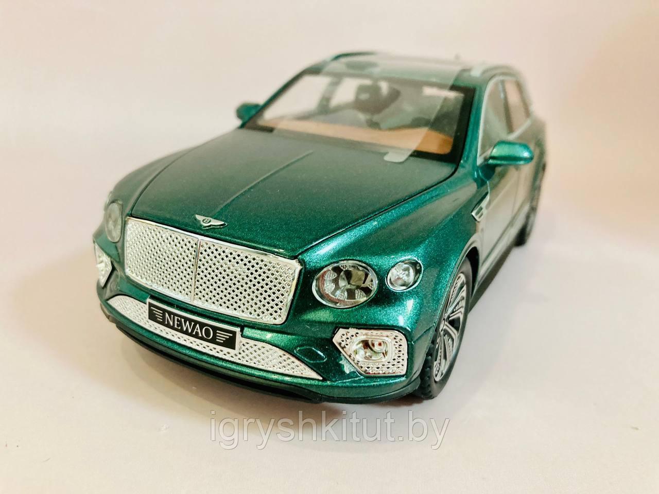 Металлическая машинка Bentley Bentayga, свет, звук, инерционная - фото 3 - id-p208819142