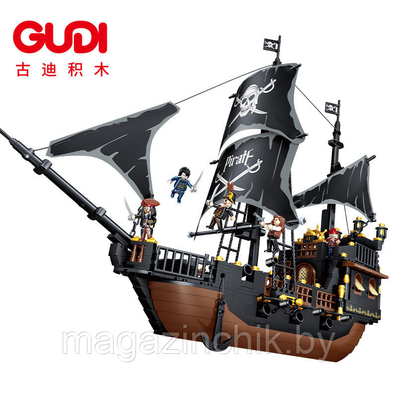 Конструктор Пиратский корабль 621 дет. 50401 - фото 4 - id-p208819144
