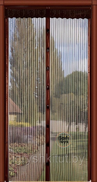 Антимоскитная сетка на дверь, разные цвета