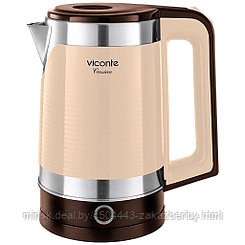 Чайник электрический "Viconte" 1,8л, 2200Вт, закрытый нагревательный элемент, корпус с двойными стенками: