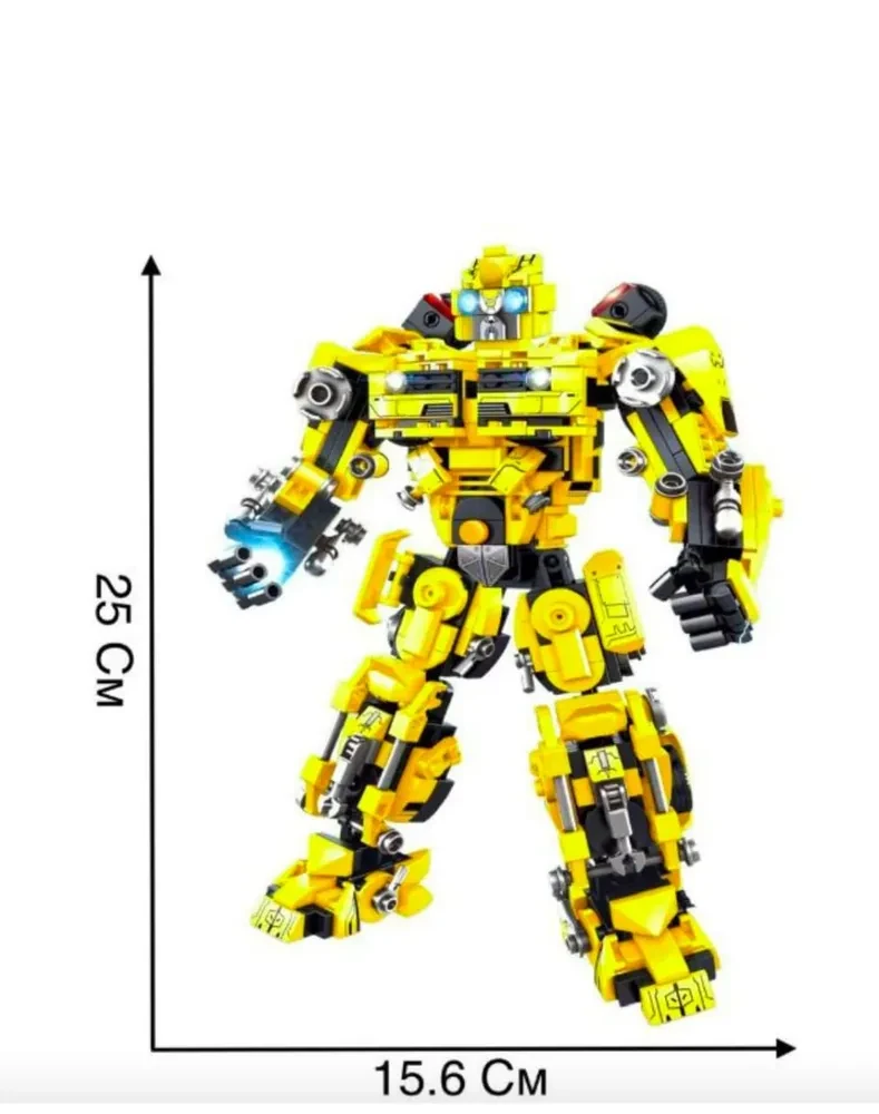 Конструктор "Трансформер Бамблби 2 в 1" 816 деталей - фото 2 - id-p208819287