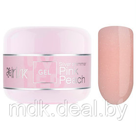 Гель для моделирования ABC Irisk, 15мл (15 Pink Peach (Silver shimmer))