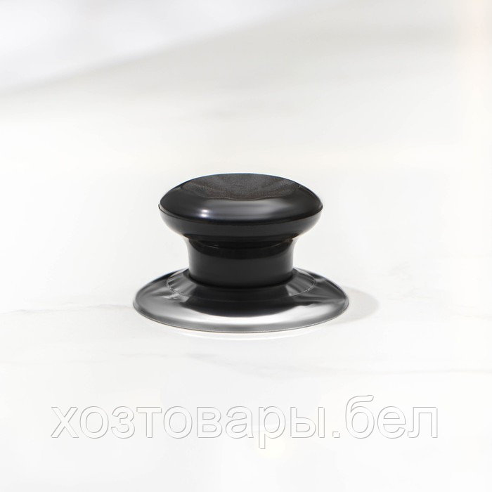 Ручка для крышки на посуду d=4,5 см "Гевни" цвет черный - фото 1 - id-p208819248