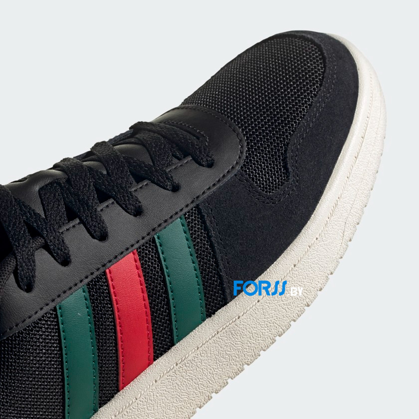 Кроссовки Adidas HOOPS 2.0 (Core Black / Scarlet) - фото 5 - id-p208821378