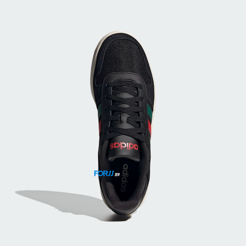 Кроссовки Adidas HOOPS 2.0 (Core Black / Scarlet) - фото 7 - id-p208821378