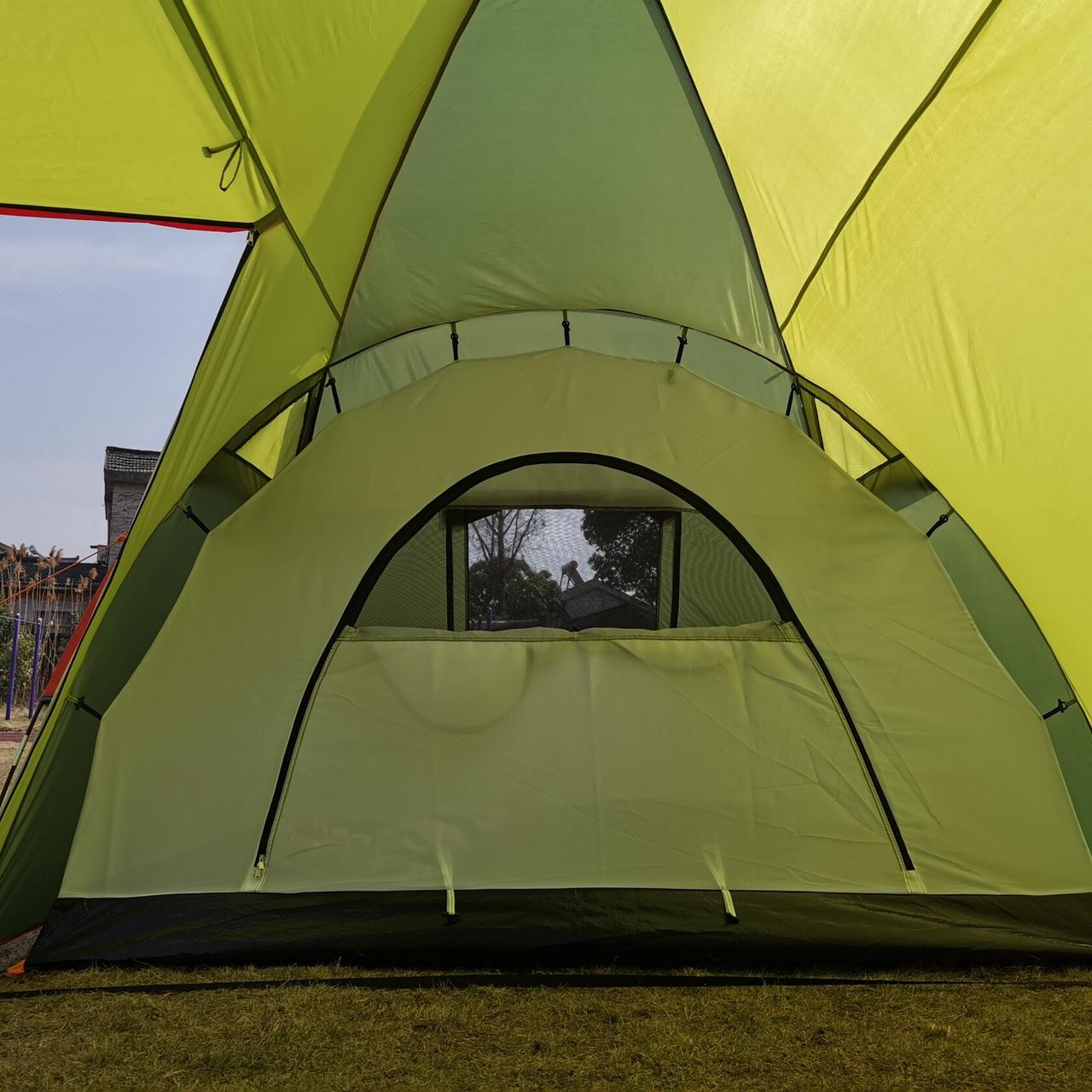 6-ти местная 2-х комнатная туристическая палатка MirCamping 520х220х180, арт. 1002-6 - фото 4 - id-p208821391