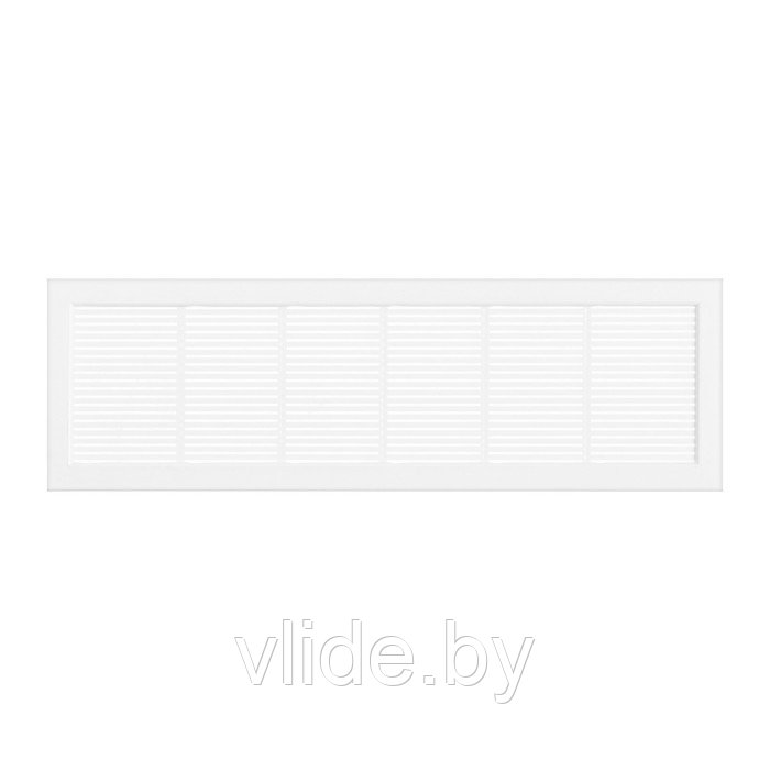 Решетка вентиляционная ZEIN Люкс Л73, 73 x 232 мм, неразъемная - фото 4 - id-p202254407
