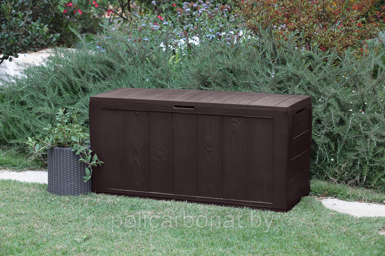 Садовый сундук SHERWOOD STORAGE BOX, коричневый - фото 4 - id-p208820668