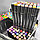 Маркеры - фломастеры для нейрографики и скетчинга 262 штуки Touch NEW / Набор двухсторонних маркеров в сумке, фото 9