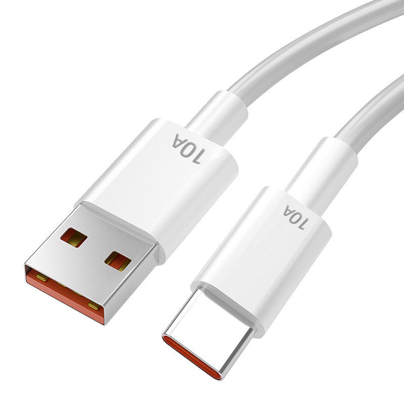 Зарядный USB дата-кабель Type-C для сверхбыстрой зарядки, 10A, 2 метра, белый 556537