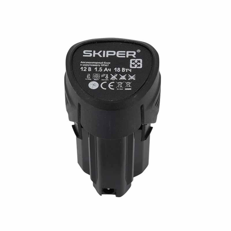 Дрель-шуруповерт аккумуляторный SKIPER CS2000-1 в коробке (12В, 1 акк, 1,5 А/ч Li-ion, 2 ск, 19 Нм) - фото 5 - id-p208822380